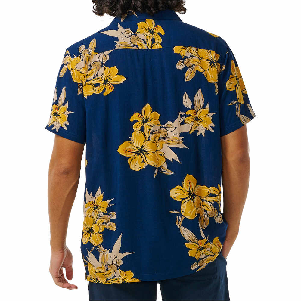 Rip Curl camisa manga corta hombre ALOHA HOTEL S/S SHIRT vista trasera