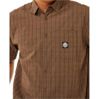 Rip Curl camisa manga corta hombre PREMIUM SURF CHECK S/S vista detalle
