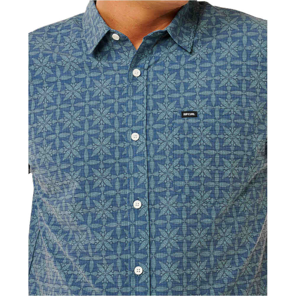 Rip Curl camisa manga corta hombre SESSIONS AEROTECH S/S SHIRT vista detalle