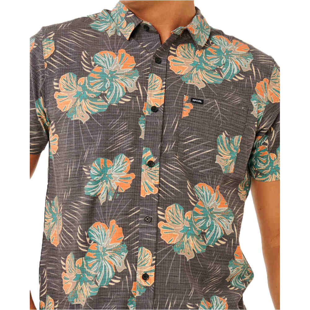 Rip Curl camisa manga corta hombre SESSIONS AEROTECH S/S SHIRT vista detalle