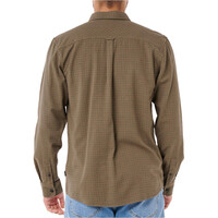 Rip Curl camisa manga larga hombre CLASSIC SURF CHECKED IN FLANNE vista trasera