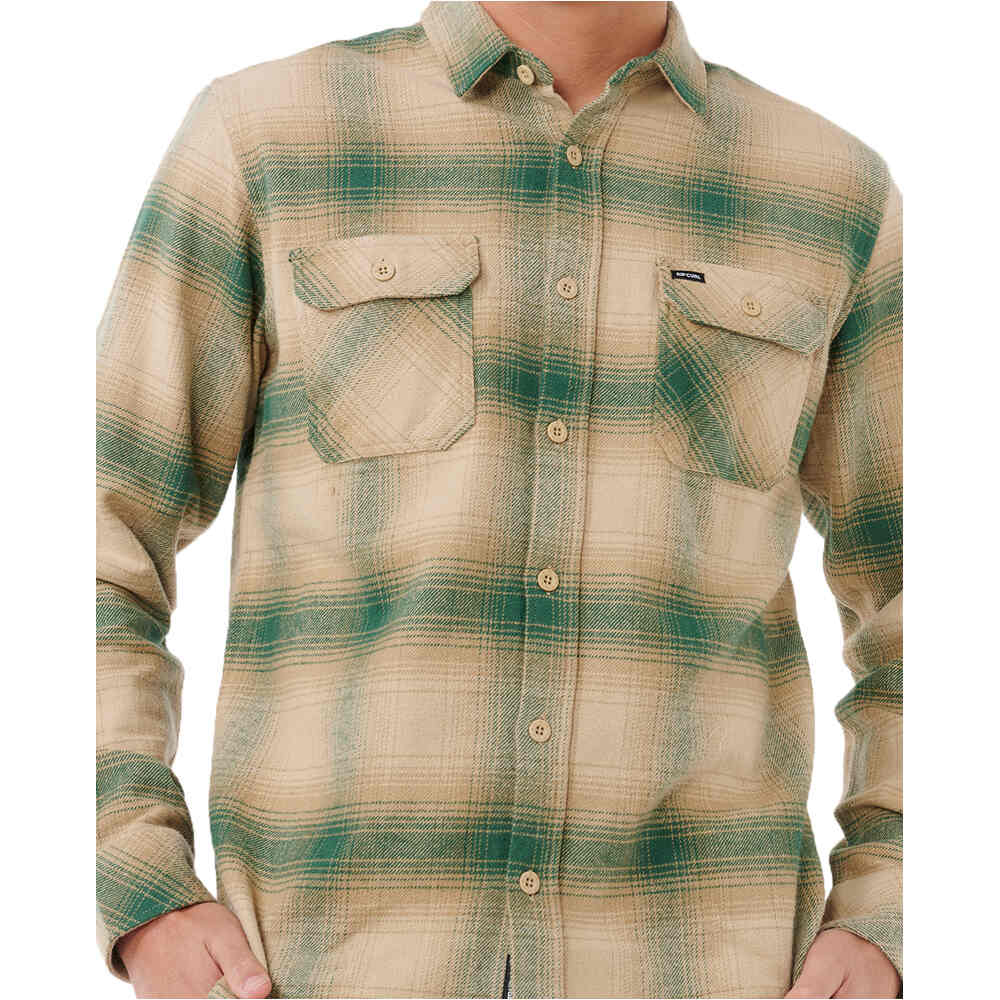 Rip Curl camisa manga larga hombre COUNT FLANNEL SHIRT vista detalle