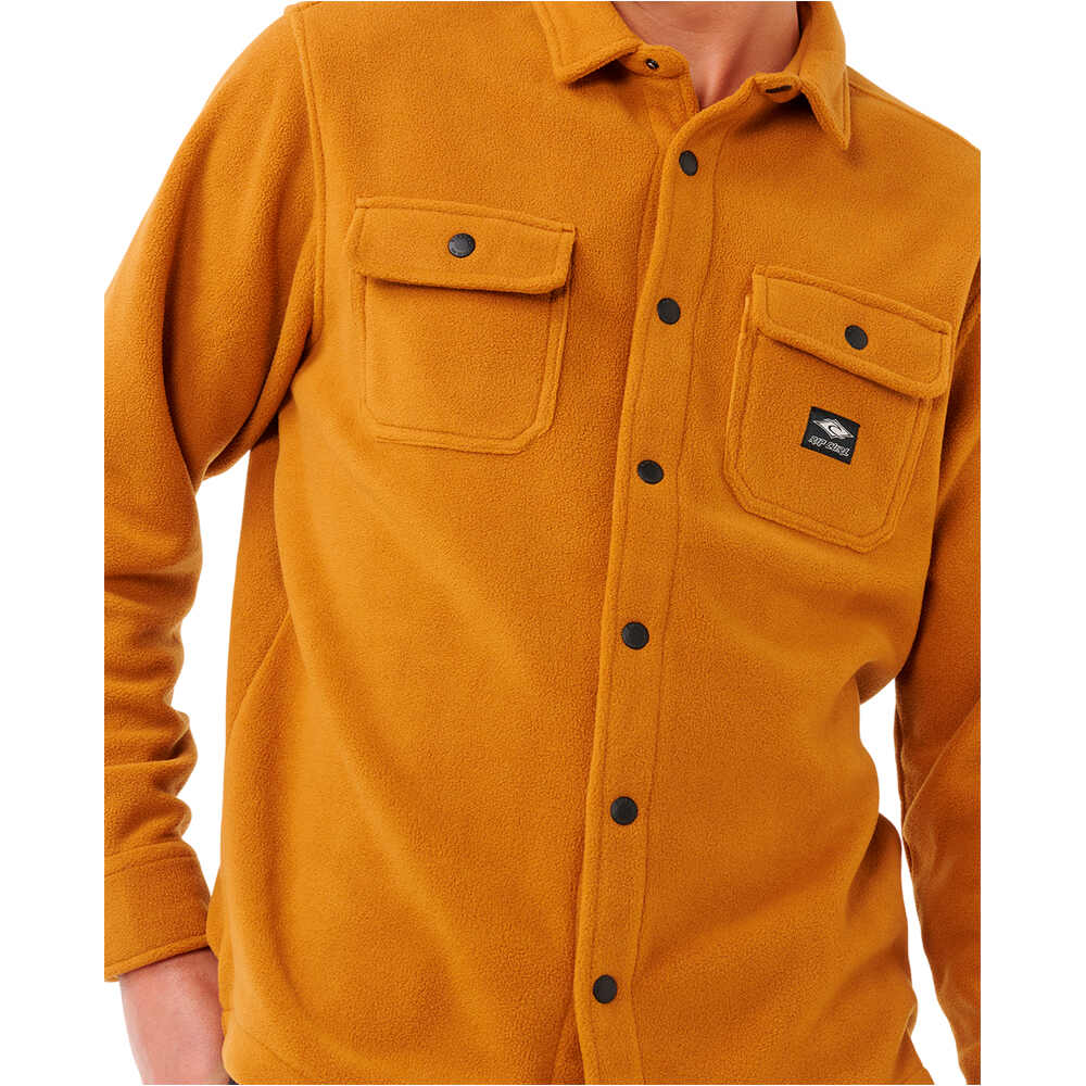 Rip Curl camisa manga larga hombre FUN TIMES POLAR FLEECE SHIRT vista detalle