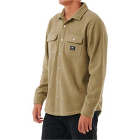 Rip Curl camisa manga larga hombre FUN TIMES POLAR FLEECE SHIRT vista trasera