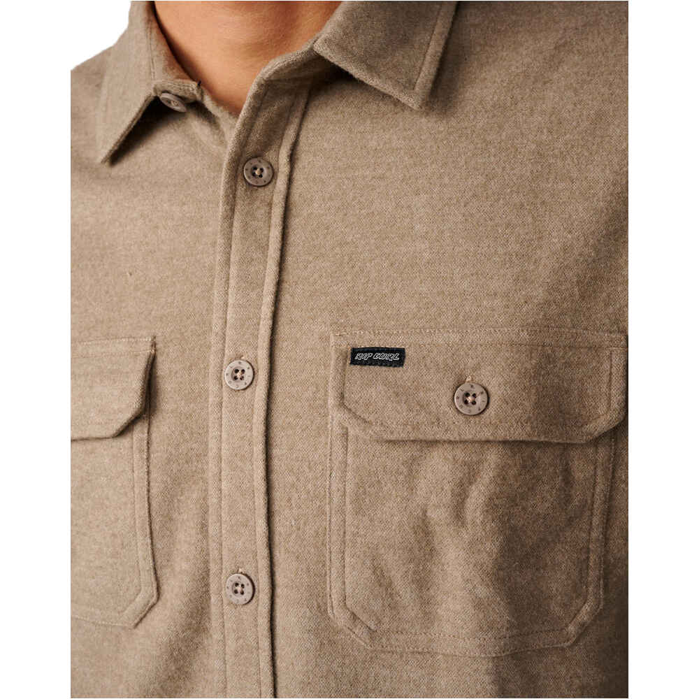 Rip Curl camisa manga larga hombre GRID L/S SHIRT vista detalle