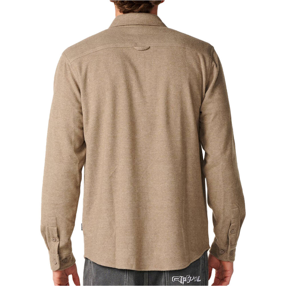 Rip Curl camisa manga larga hombre GRID L/S SHIRT vista trasera