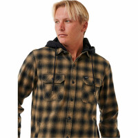 Rip Curl camisa manga larga hombre GRUNTER FLANNEL HOOD SHRT 04
