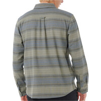 Rip Curl camisa manga larga hombre LINE UP FLANNEL SHIRT vista trasera