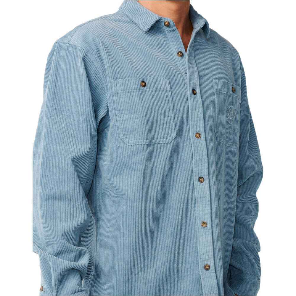 Rip Curl camisa manga larga hombre PREMIUM SURF CORD L/S SHIRT vista detalle