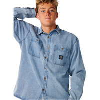 Rip Curl camisa manga larga hombre PREMIUM SURF DENIM L/S SHIRT vista detalle