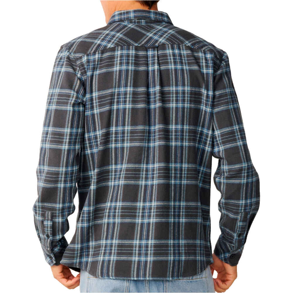 Rip Curl camisa manga larga hombre PREMIUM SURF GRIFFIN FLANNEL vista trasera