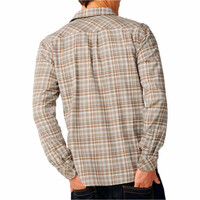 Rip Curl camisa manga larga hombre S-SERIES SOLUCELLAIR FLANNEL vista trasera
