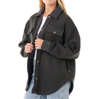 Rip Curl camisa manga larga mujer HIGH TIDE FLEECE SHACKET vista detalle