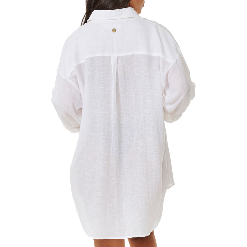 Rip Curl camisa manga larga mujer PREMIUM SURF HOLIDAY SHIRT vista trasera