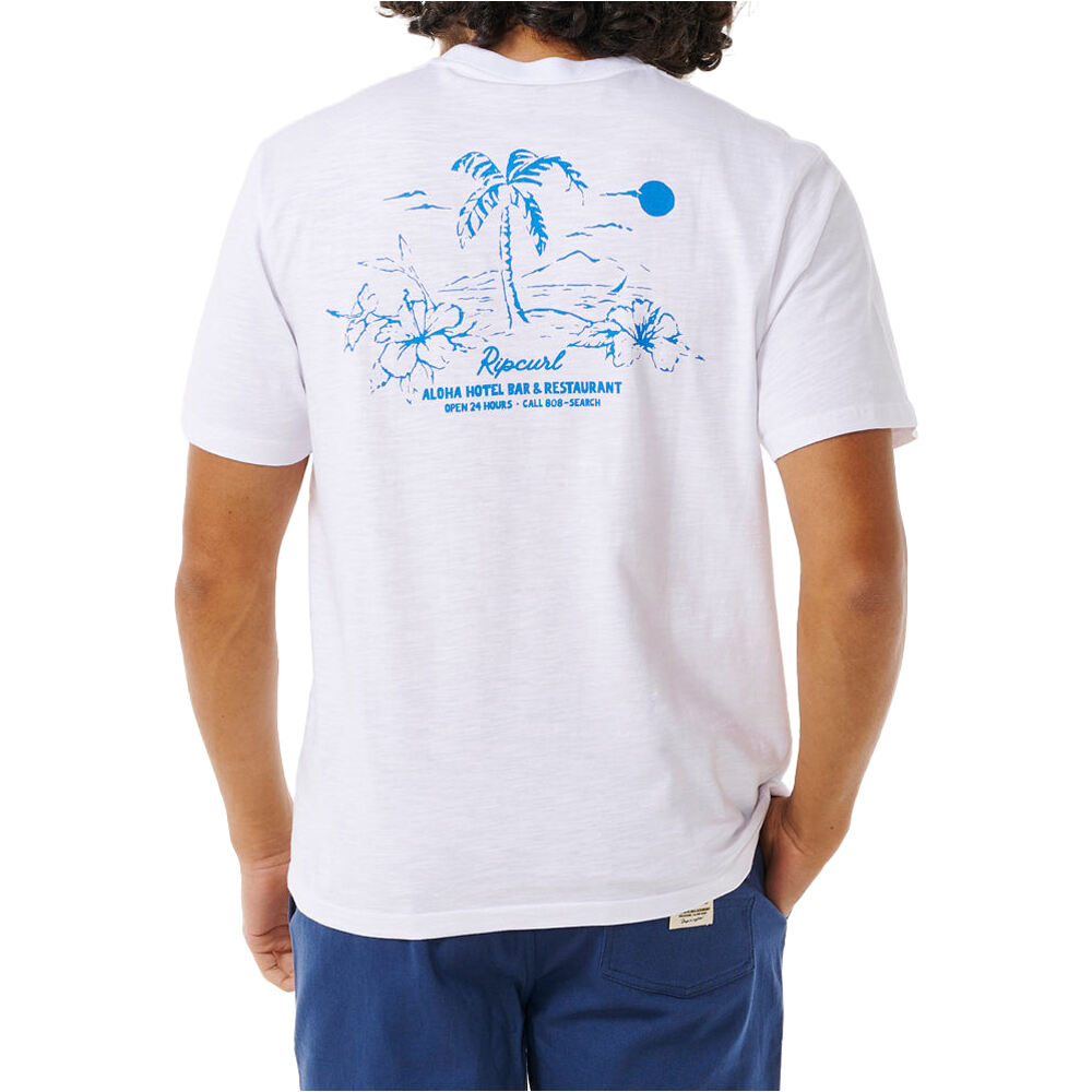 Rip Curl camiseta manga corta hombre ALOHA HOTEL PARADISE TEE vista trasera