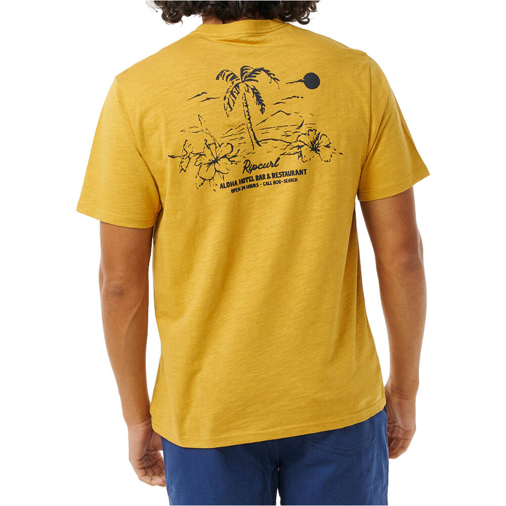 Rip Curl camiseta manga corta hombre ALOHA HOTEL PARADISE TEE vista trasera