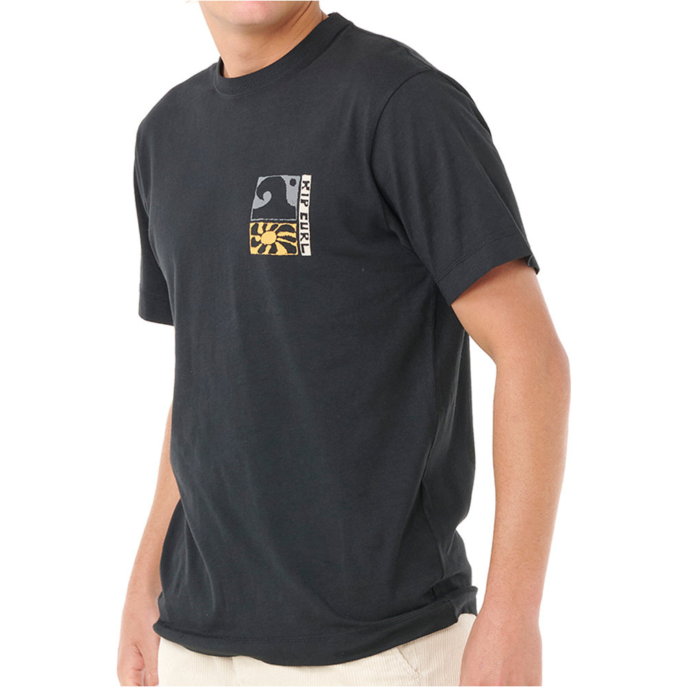 Rip Curl camiseta manga corta hombre AOTS TY WILLIAMS COASTLINE TEE vista detalle