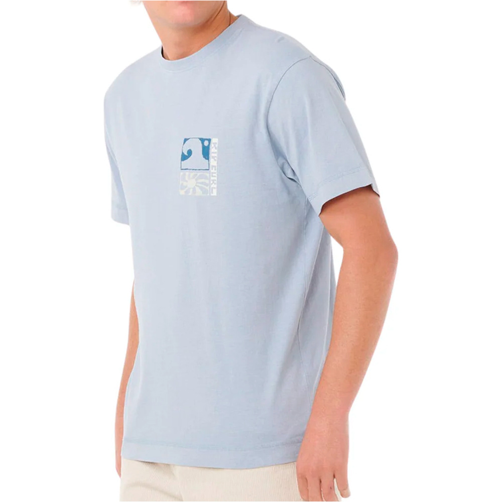 Rip Curl camiseta manga corta hombre AOTS TY WILLIAMS COASTLINE TEE vista detalle