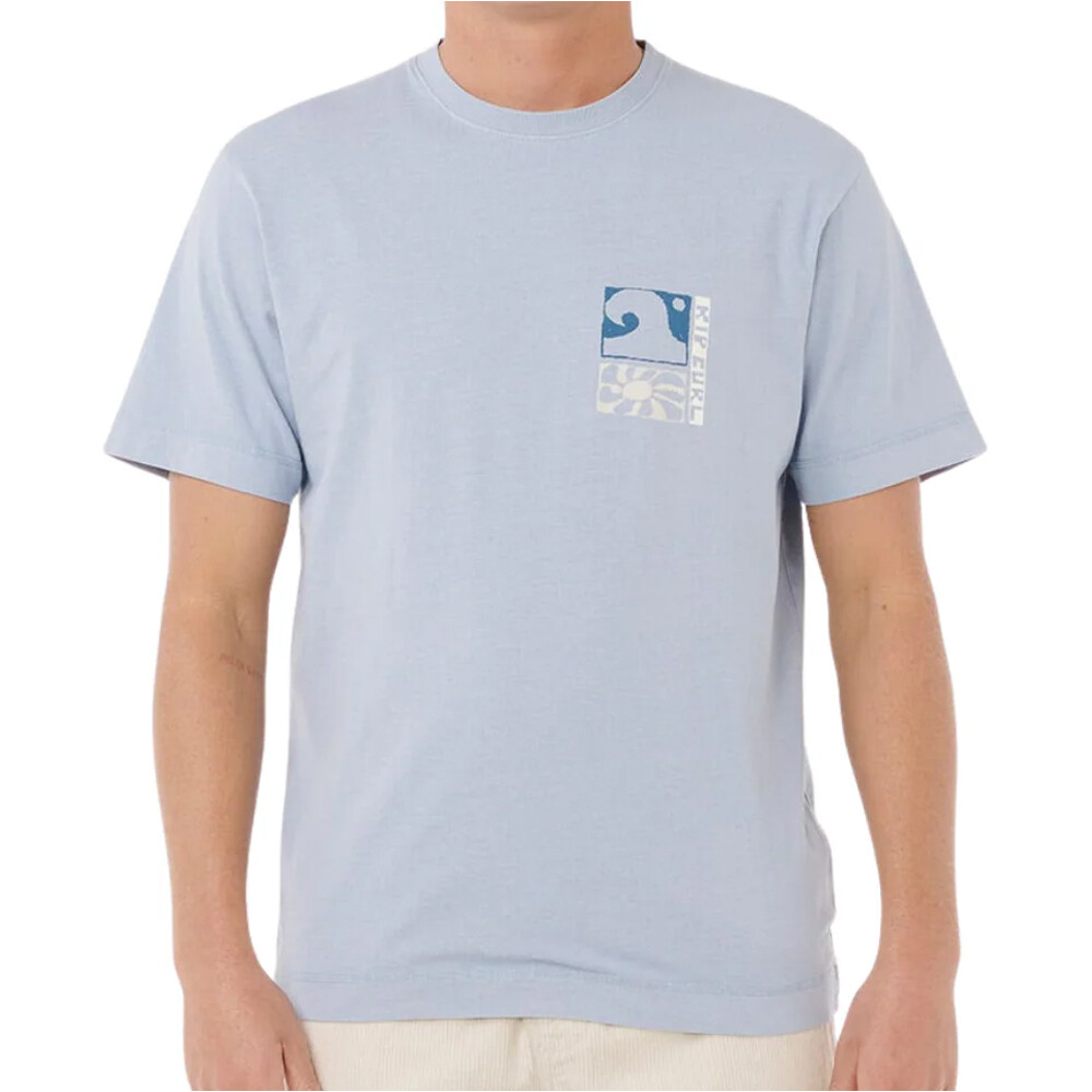 Rip Curl camiseta manga corta hombre AOTS TY WILLIAMS COASTLINE TEE vista frontal