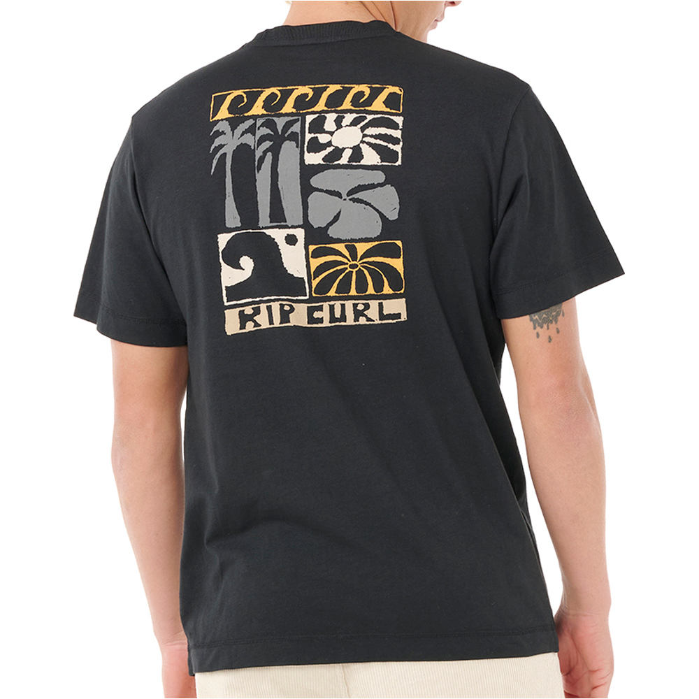 Rip Curl camiseta manga corta hombre AOTS TY WILLIAMS COASTLINE TEE vista trasera