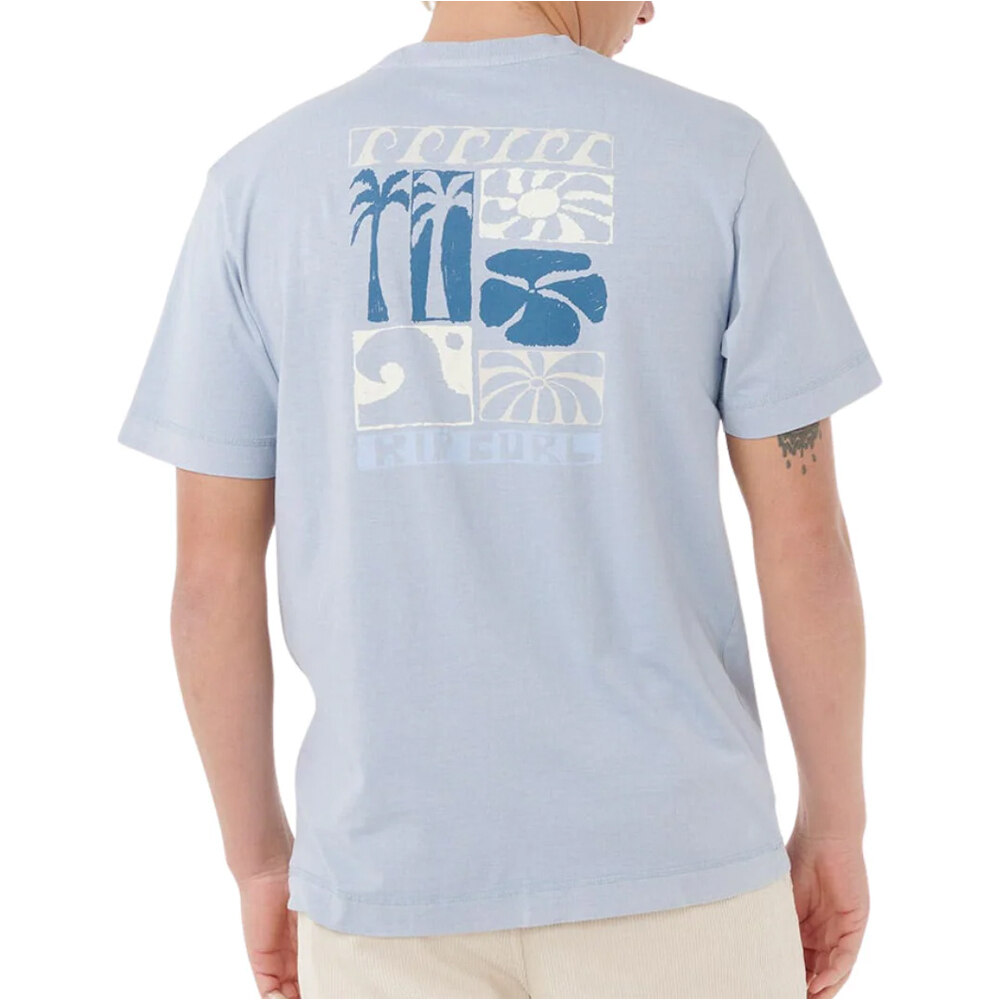 Rip Curl camiseta manga corta hombre AOTS TY WILLIAMS COASTLINE TEE vista trasera