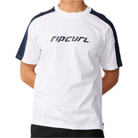 Rip Curl camiseta manga corta hombre ARCHIVE UP TOP PANEL TEE vista frontal