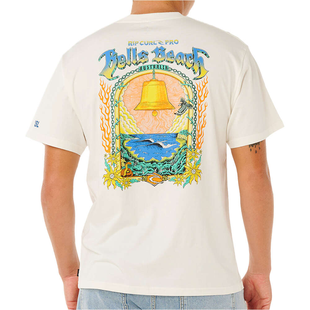 Rip Curl camiseta manga corta hombre BELLS PRO 26 EVENT TEE vista trasera