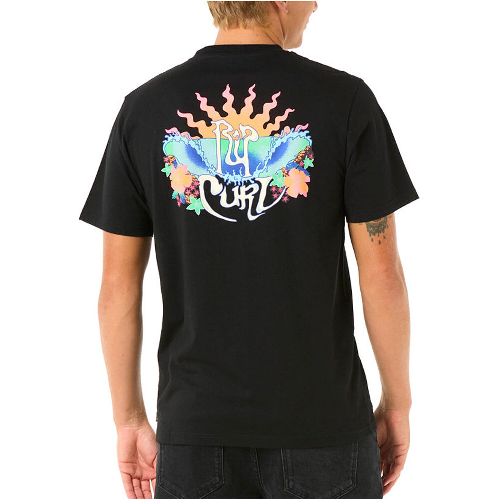 Rip Curl camiseta manga corta hombre DAZED TEE vista trasera