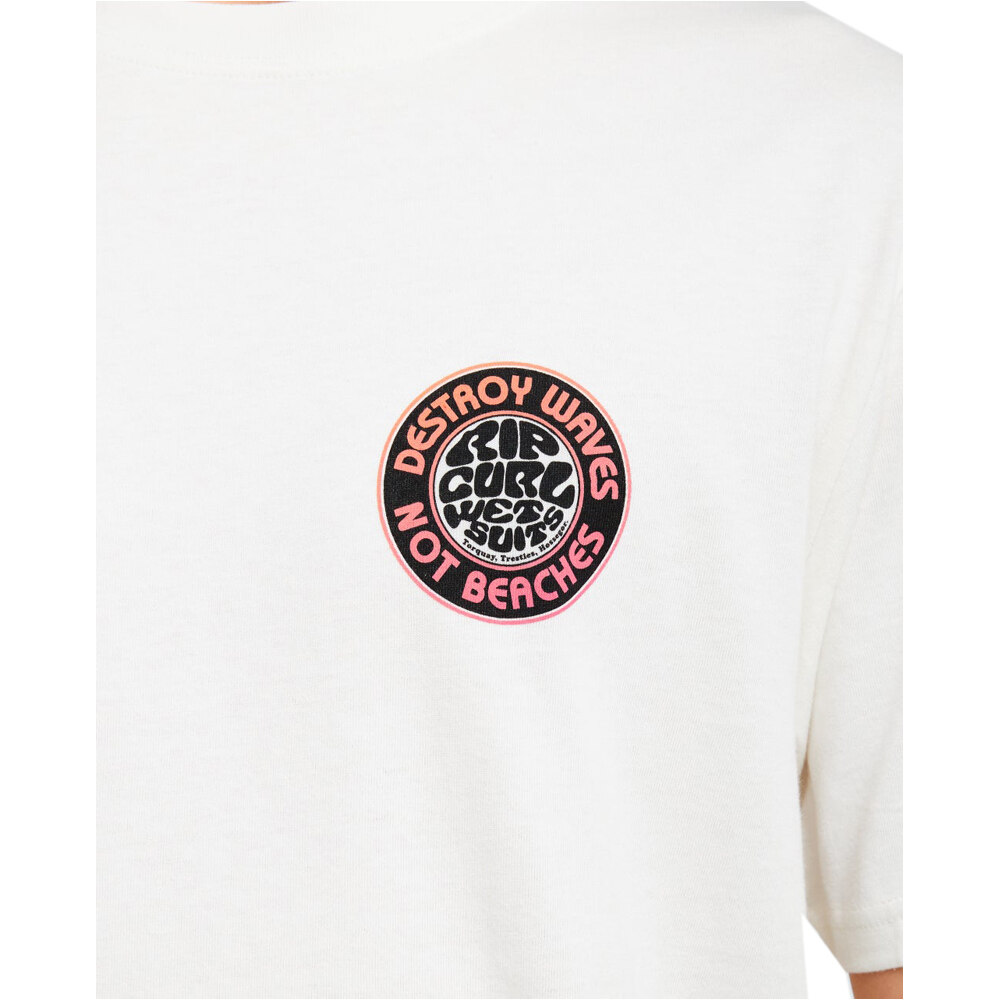Rip Curl camiseta manga corta hombre DESTROY TEE SERIES vista detalle