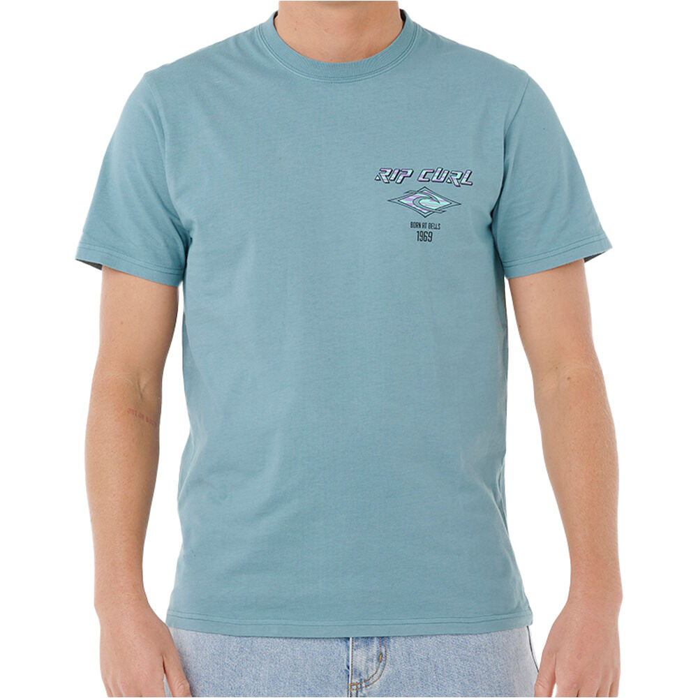 Rip Curl camiseta manga corta hombre FADE OUT ICON TEE vista frontal