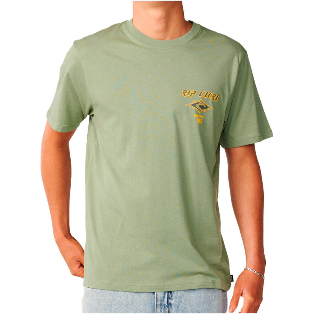 Rip Curl camiseta manga corta hombre FADE OUT ICON TEE vista frontal
