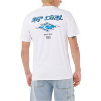 Rip Curl camiseta manga corta hombre FADE OUT ICON TEE vista trasera