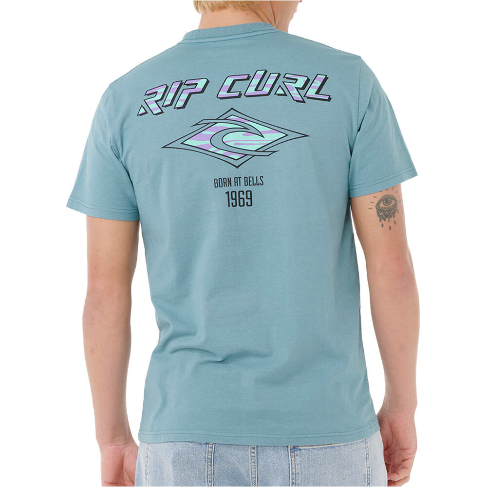 Rip Curl camiseta manga corta hombre FADE OUT ICON TEE vista trasera