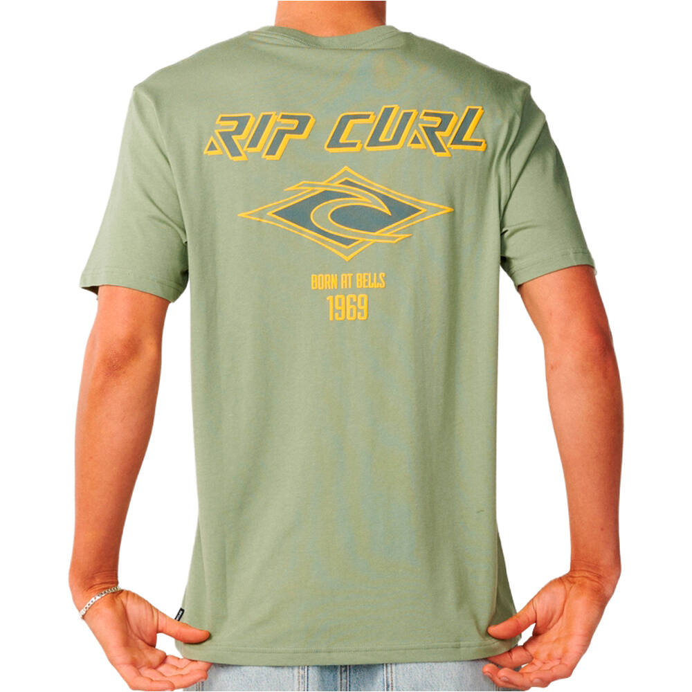 Rip Curl camiseta manga corta hombre FADE OUT ICON TEE vista trasera