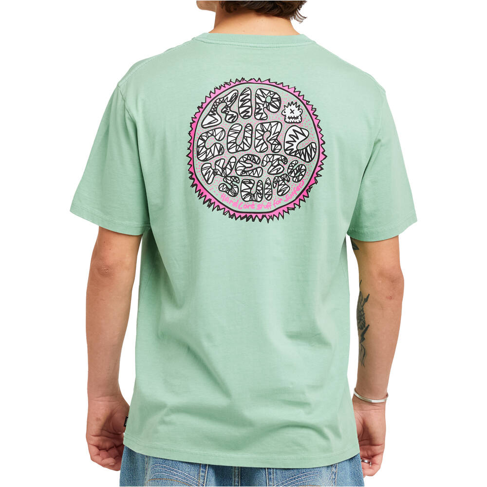 Rip Curl camiseta manga corta hombre HARDCORE TEE SERIES vista trasera