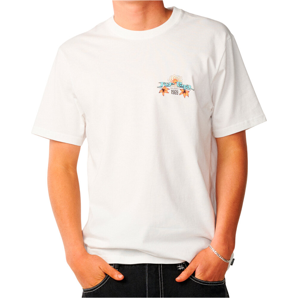 Rip Curl camiseta manga corta hombre HAZED & TUBED TEE vista frontal