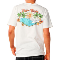 Rip Curl camiseta manga corta hombre HAZED & TUBED TEE vista trasera