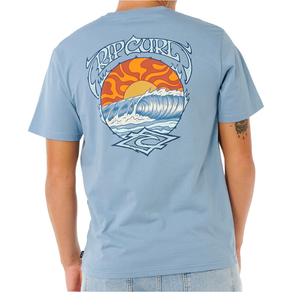 Rip Curl camiseta manga corta hombre HAZEY DAYS TEE vista trasera