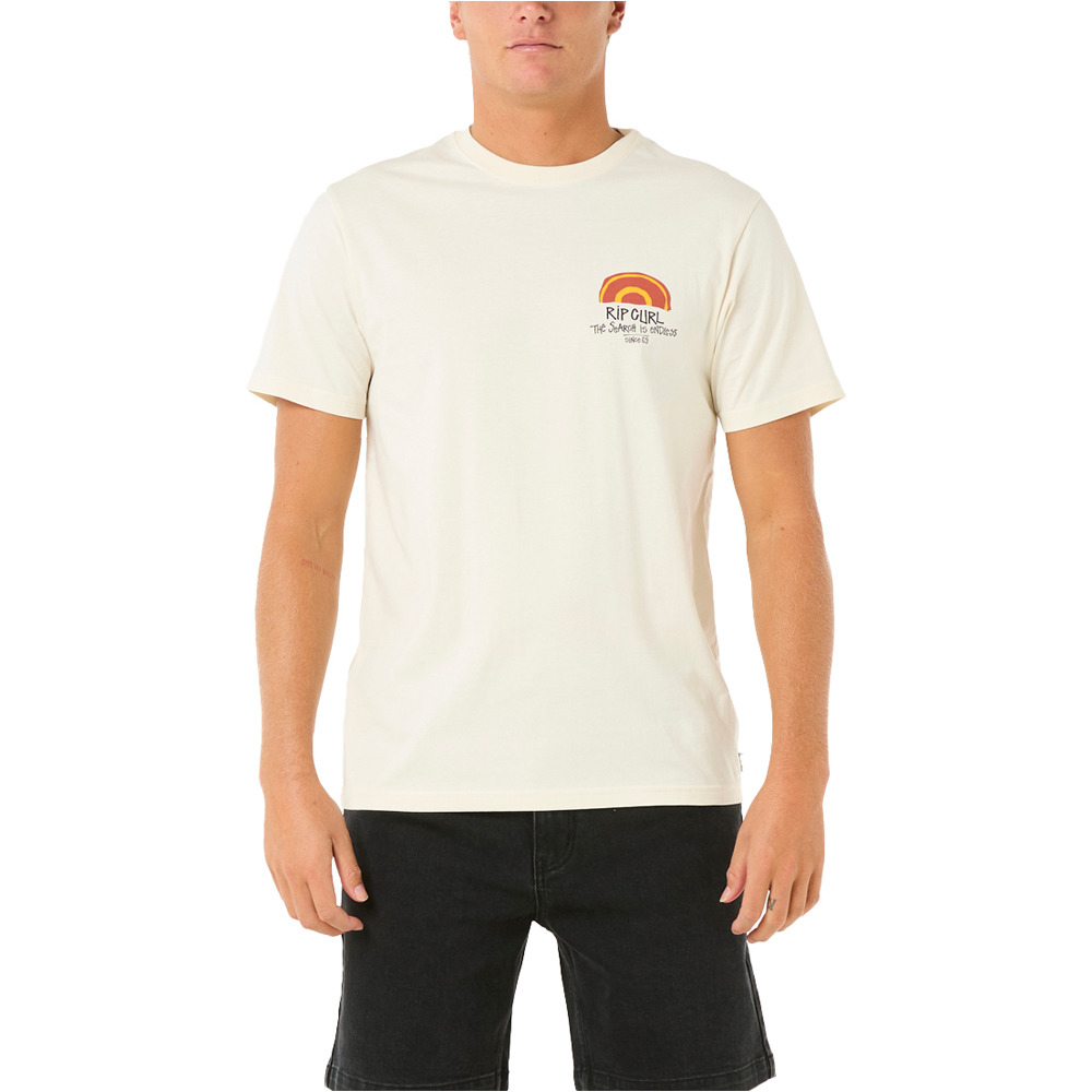 Rip Curl camiseta manga corta hombre KEEP ON TRUCKING TEE vista frontal