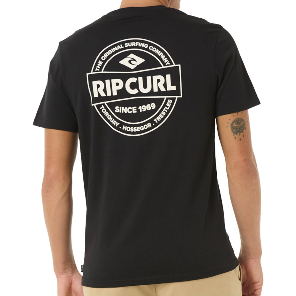 Rip Curl camiseta manga corta hombre _M_STAPLE TEE vista trasera