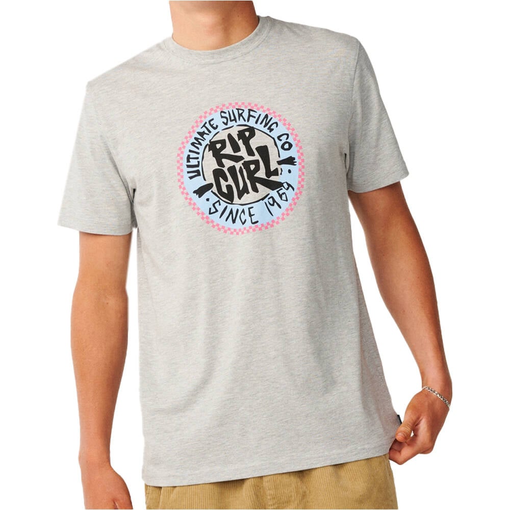 Rip Curl camiseta manga corta hombre _M_STREAMLINE CIRCLE LOGO TEE vista frontal