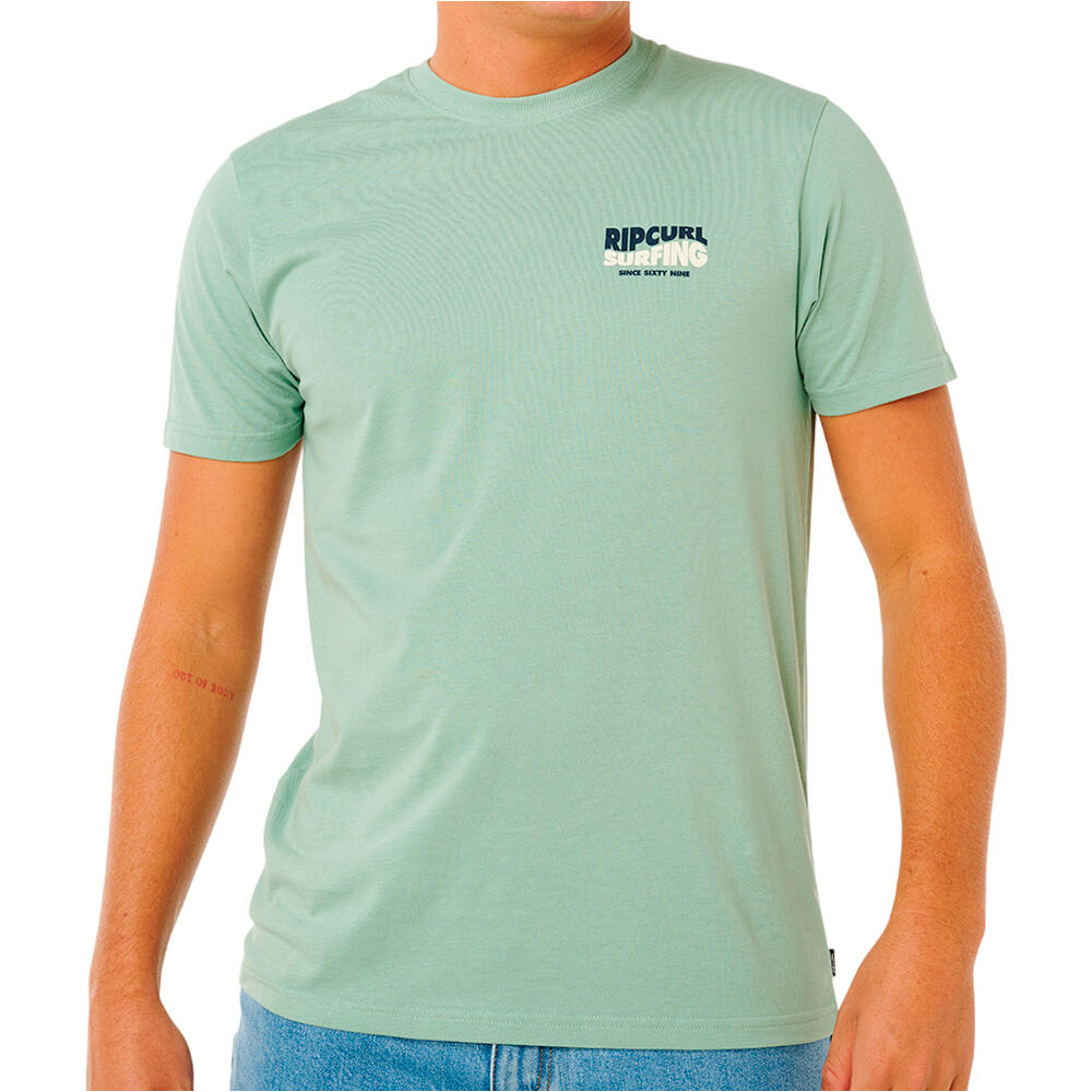 Rip Curl camiseta manga corta hombre _M_STREAMLINE LINEUP TEE vista trasera