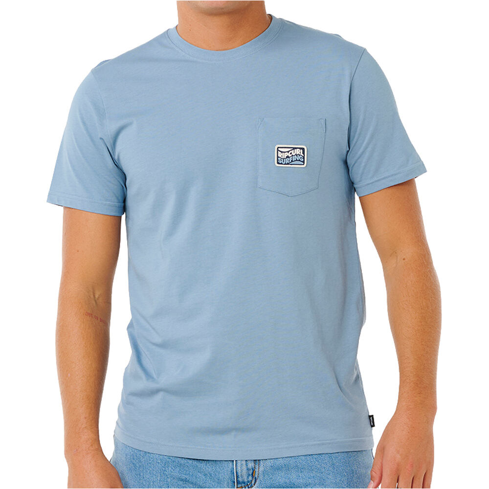 Rip Curl camiseta manga corta hombre _M_STREAMLINE POCKET BADGE TEE vista frontal