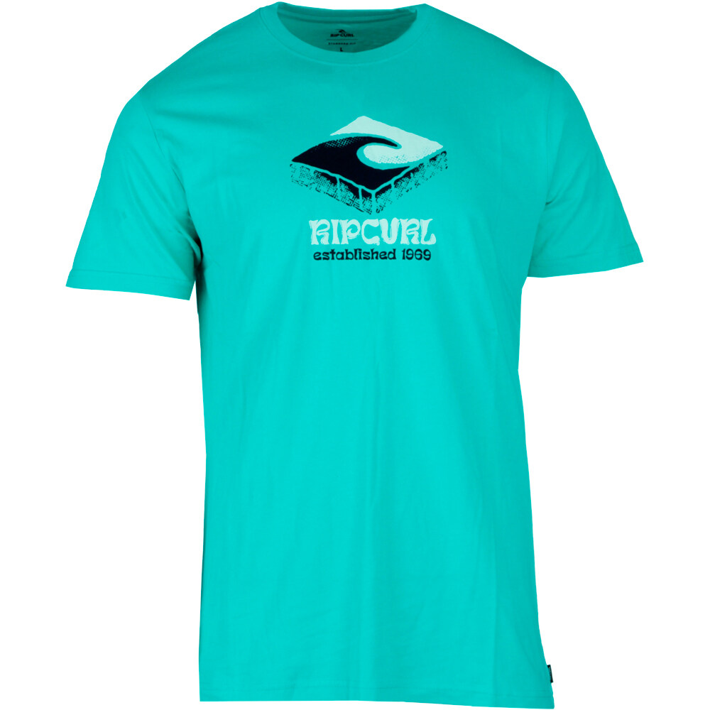 Rip Curl camiseta manga corta hombre _M_WURFEL DIAMOND TEE vista frontal