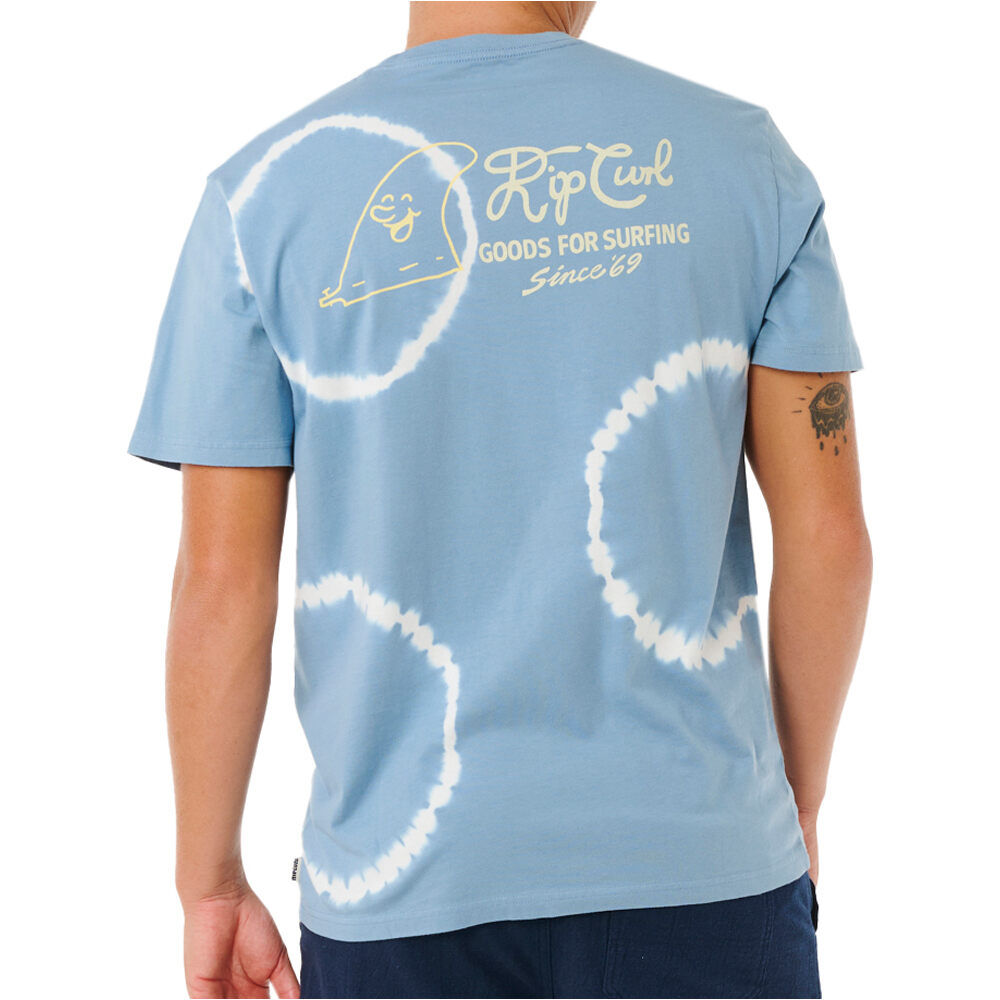 Rip Curl camiseta manga corta hombre PACIFIC RINSE FIN TEE vista trasera