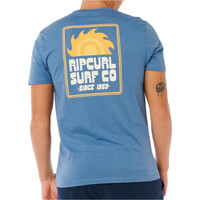 Rip Curl camiseta manga corta hombre PACIFIC RINSE SUNRISE TEE vista trasera