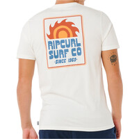 Rip Curl camiseta manga corta hombre PACIFIC RINSE SUNRISE TEE vista trasera