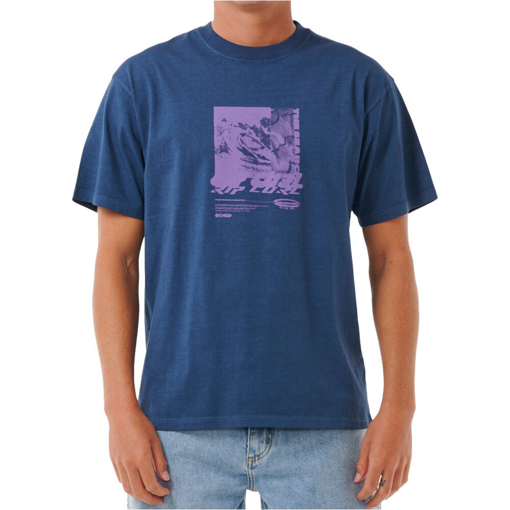 Rip Curl camiseta manga corta hombre QUEST OUTER REEF TEE vista frontal