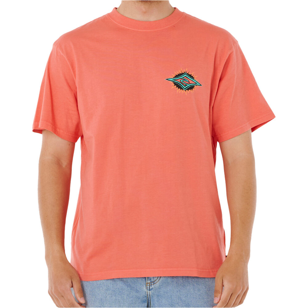 Rip Curl camiseta manga corta hombre RAW BURST TEE vista frontal