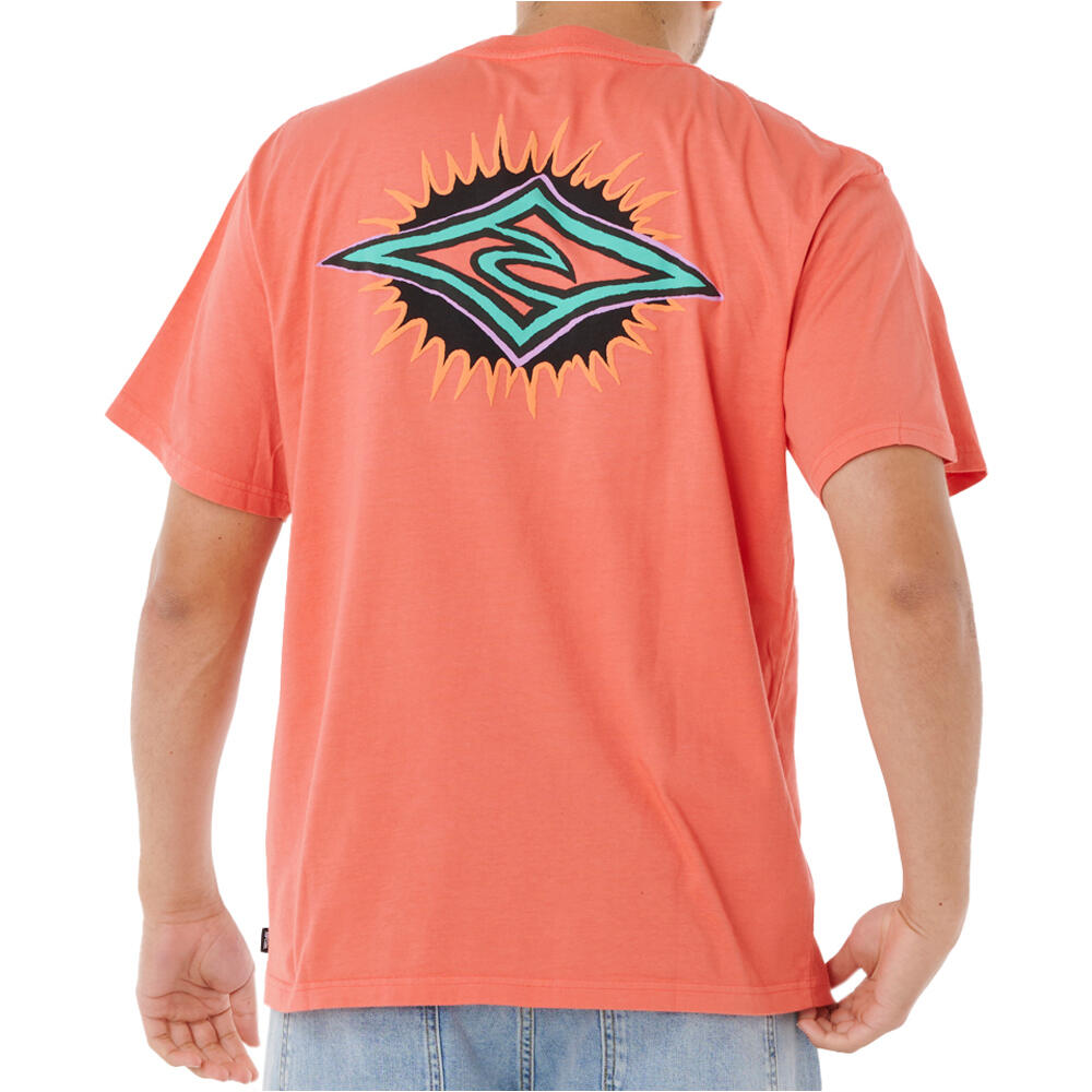Rip Curl camiseta manga corta hombre RAW BURST TEE vista trasera